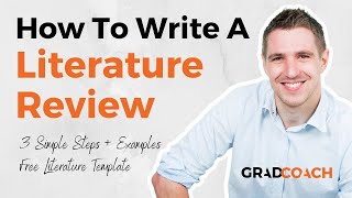 How To Write A Literature Review In 3 Simple Steps FREE Template With Examples [upl. by Eeliah]