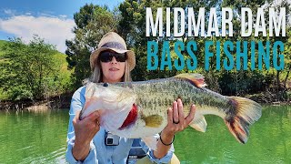 Bass fishing at Midmar Dam South Africa Nov 2020  Almost a new PB [upl. by Larena]