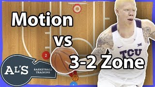 Motion Basketball Offense vs 32 Zone Defense [upl. by Moseley]