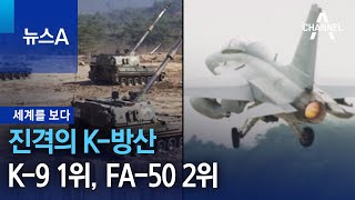 세계를 보다진격의 K방산…K9 1위 FA50 2위  뉴스A [upl. by Yatnoj]