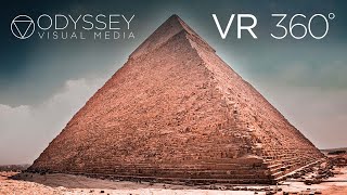 Pyramids of Egypt Virtual Tour  VR 360° Travel Experience [upl. by Anaiad]