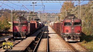 4K CABVIEW Beograd  Subotica north Serbia  EC train 344 Beograd  Wien Hbf [upl. by Vinna]