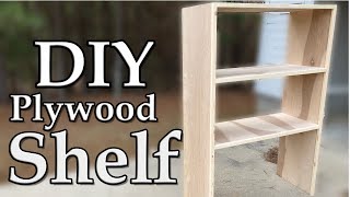 DIY Plywood Shelves using Pocket Holes [upl. by Blase359]