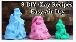 DIY Air Dry Clay Recipes FAST and EASY [upl. by Adolpho222]