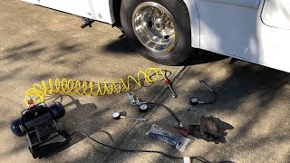 How to check and add air to rear tires on a dually [upl. by Syah]