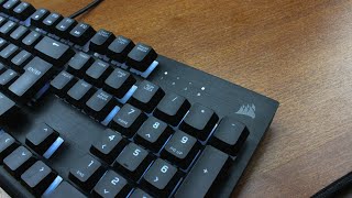 Corsair K60 RGB keyboard review Cherry Viola [upl. by Nnodnarb]