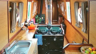 Narrowboat TOUR  Inside our off grid TINY Home ep3 [upl. by Leda]