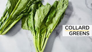 COLLARD GREENS 101  RECIPE  how to buy store  cook collards [upl. by Schertz]