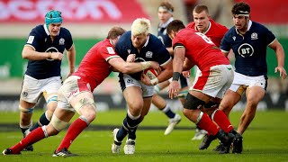 Highlights Wales v Scotland  Guinness Six Nations [upl. by Ecienahs]