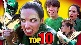 TOP 10 Green Ranger Tommy amp Rita Scenes [upl. by Hayidan954]