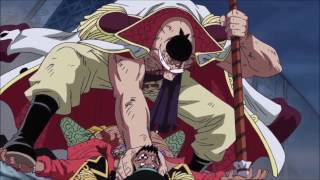 One Piece  Whitebeard VS Blackbeard Eng Dub [upl. by Beaufert]