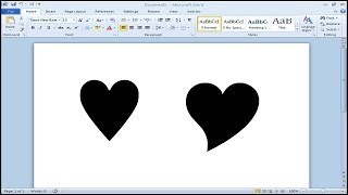 How to type heart symbol in Microsoft Word [upl. by Aramaj]