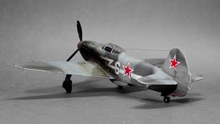 Yakovlev Yak3 Eduard 148  ww2 aircraft model [upl. by Jackquelin250]