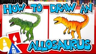 How To Draw An Allosaurus  ARTIST SPOTLIGHT [upl. by Hannis773]