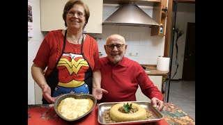 LA POLENTA CON I FUNGHI TRIFOLATI  RICETTA DELLA NONNA MARIA [upl. by Delamare]