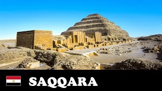 Saqqara y pirámide de Zoser 4K [upl. by Llewsor]