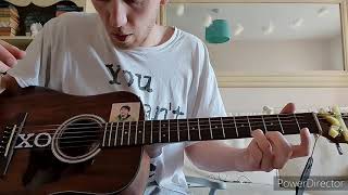 alex g treehouse guitar tutorial open d fingerstyle [upl. by Silera]