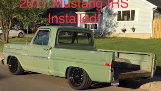 1971 F100 with a 2017 Mustang IRS is finished [upl. by Darees]