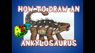 How to Draw an ANKYLOSAURUS [upl. by Trebma]