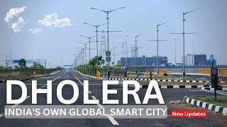 Dholera Smart City Progress Update Ground Report 2022 INDIAS OWN GLOBAL SMART CITY [upl. by Nuhs]