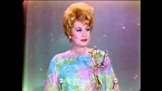 Lucille Ball gets an Emmy for The Lucy Show June 4 1967 [upl. by Einaled]