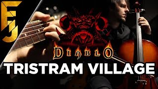 Diablo  quotTristram Villagequot AcousticMetal Guitar Cover  FamilyJules [upl. by Hekker509]