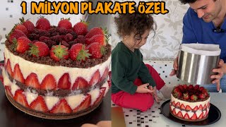 1 MİLYON PLAKETE ÖZEL YAŞ PASTA TARİFİ [upl. by Gilburt263]