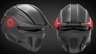 AMAZING FUTURISTIC Motorcycle Helmets On A DIFFERENT LEVEL… [upl. by Eadrahc]