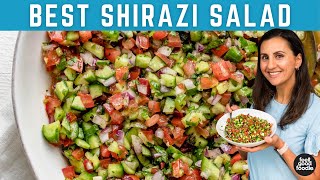 Shirazi Salad  Flavorful Side Dish [upl. by Jamnis]