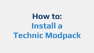 How to Install a Technic Modpack [upl. by Beulah872]