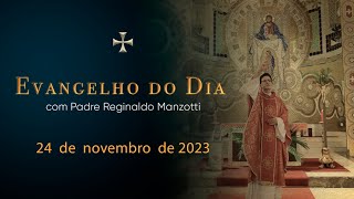 EVANGELHO DO DIA  24112023  Lc 194548  PadreManzottiOficial [upl. by Wager451]