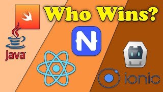 React Native vs Ionic vs NativeScript vs Android iOS Native Apps [upl. by Phillipp]