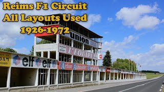 Reims F1 Circuit  All layouts [upl. by Eiramoj125]