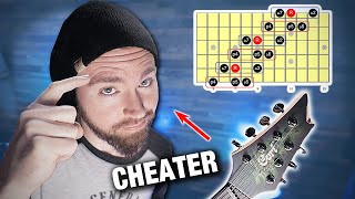 How To CHEAT The HARMONIC MINOR SCALE on Guitar [upl. by Phelan567]