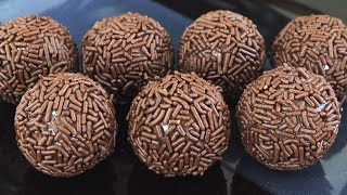 Chocolate ball with milk  Easy chocolate Truffles Dessert recipe [upl. by Etna153]