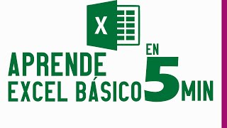 APRENDE EXCEL BÁSICO FÁCIL Y RÁPIDO PARA PRINCIPIANTES EN 5 MINUTOS [upl. by Stephania]