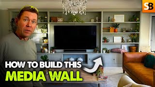 How to Build a Media Wall  DIY Guide [upl. by Shepp]