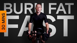 30 Minute Indoor Cycling Workout  Fat Burning Intervals [upl. by Mayeda231]