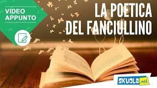 Giovanni Pascoli la poetica del fanciullino [upl. by Irap909]