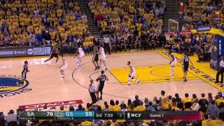 Kawhi Leonard Gets Ankle ReInjured By Zaza Pachulia  May 14 2017  Spurs vs Warriors [upl. by Akela]