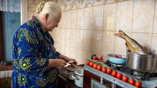 Lonely Grandmother in Carpathian Village Shares Ancient Recipe Mountain Life Far from Civilization [upl. by Odarnoc]