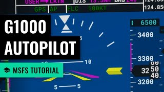 MSFS Autopilot basics in the Cessna 172 G1000  Microsoft Flight Simulator [upl. by Ymrej]