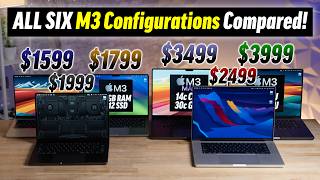 M3 vs M3 Pro vs M3 Max  FINAL Performance Comparison [upl. by Attennaej195]