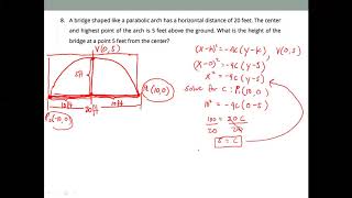 Real Life Problem Involving Parabola [upl. by Cecilius]