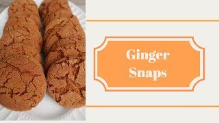 How To Make Ginger Snaps [upl. by Vicky361]