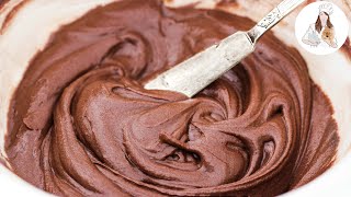 One Minute Chocolate Frosting Recipe [upl. by Nysilla]