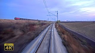 4K CABVIEW Subotica  Beograd Northern Serbia Train 343 Budapest  Beograd [upl. by Havens31]