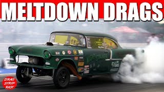 Old School Gassers Drag Racing Meltdown Drags [upl. by Saiff]