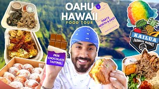 Road Trip To Find Oahu Hawaiis Best Food  North Shore amp East Part 2 [upl. by Notsob]