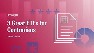 3 ETFs for Contrarians [upl. by Borszcz]